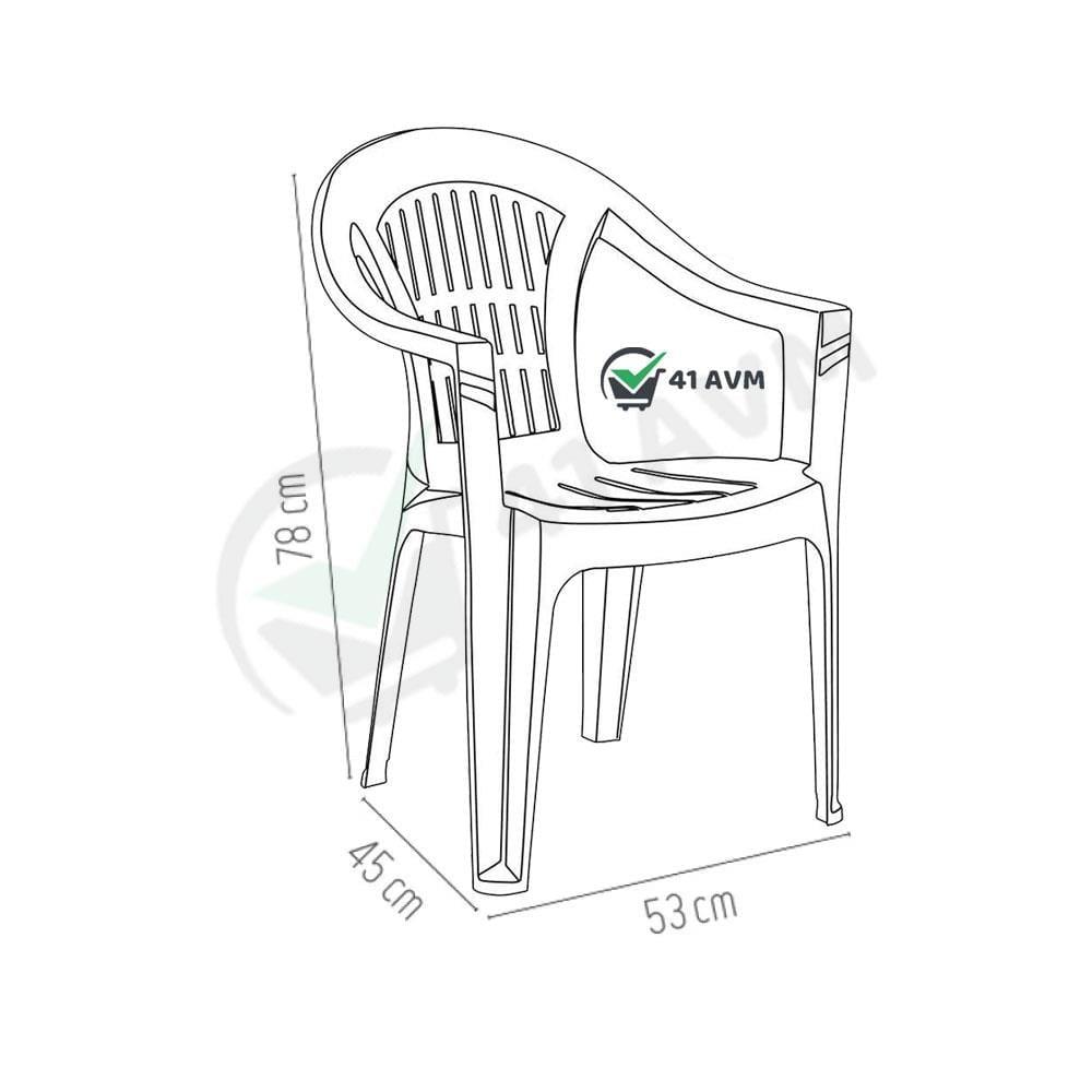 Nova HK340 Bahar Bahçe ve Balkon Koltuk Sandalye
