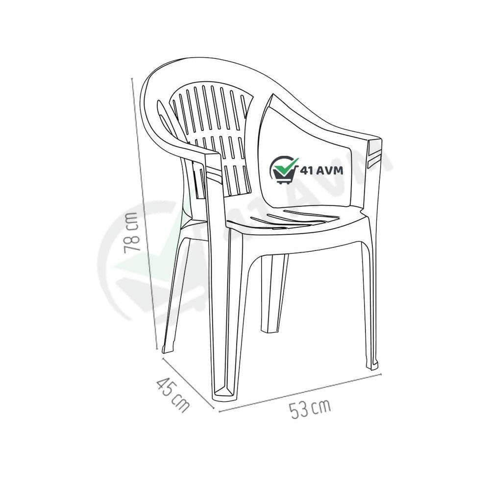 Nova HK340 Bahar Bahçe ve Balkon Koltuk Sandalye