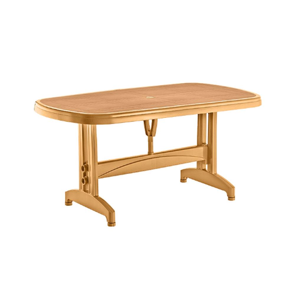 Nova HM100 Oval Masa 90x150cm Teak