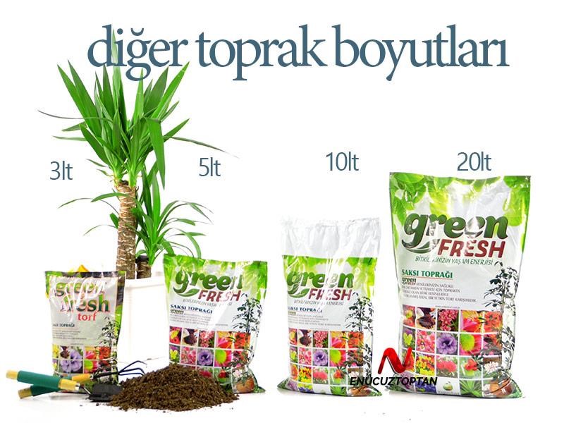 Saksı Toprağı 20 Litre -  Mineralli Bitki Çiçek Toprak
