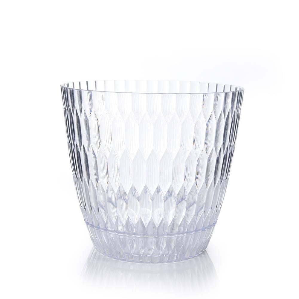 Şenyayla 5439 Şeffaf Brezza Desenli Saksı No:2 1,5 Litre