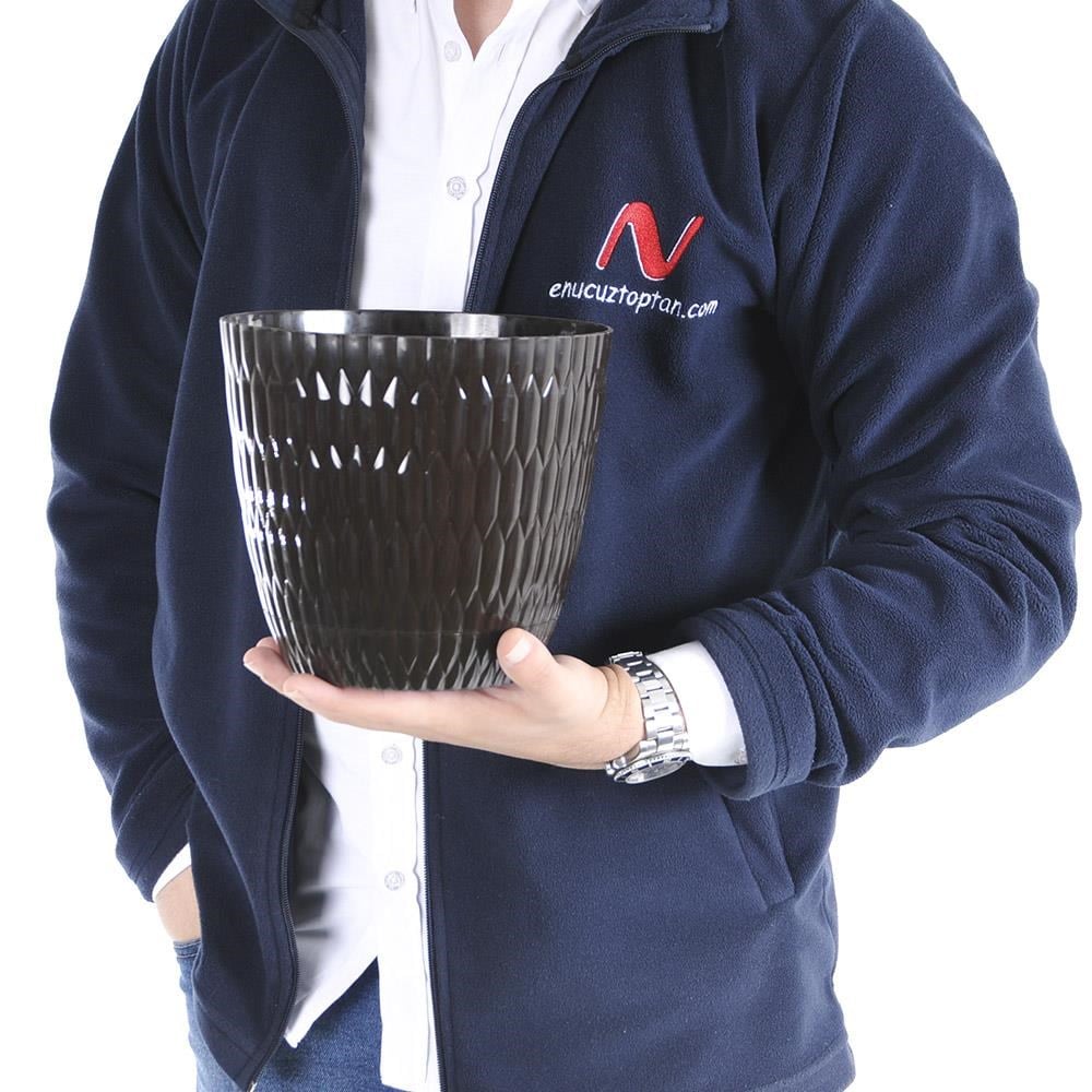 Şenyayla 5443 Desenli Dekoratif Çiçek ve Bitki Saksısı No:3 - 3 Litre