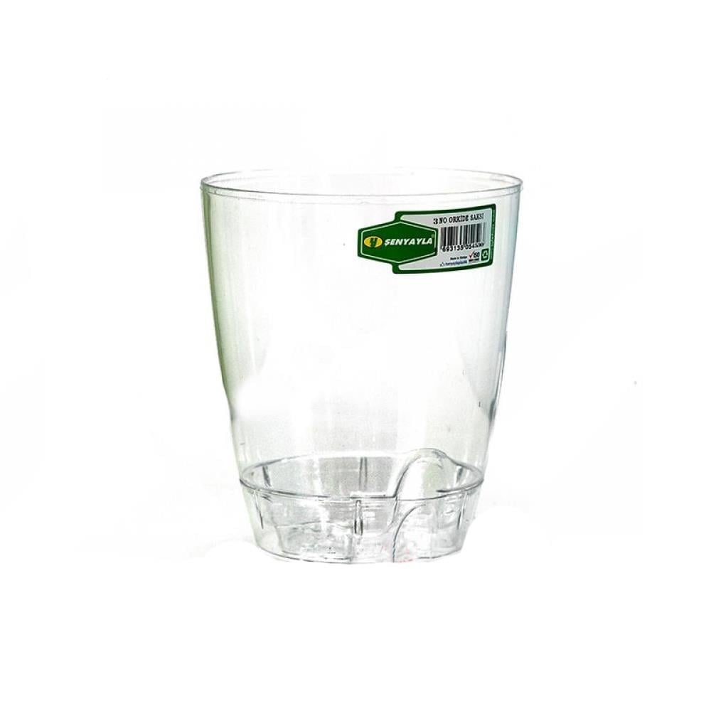 Şenyayla 5453 Orkide Şeffaf Saksı No:3 - 3 Litre
