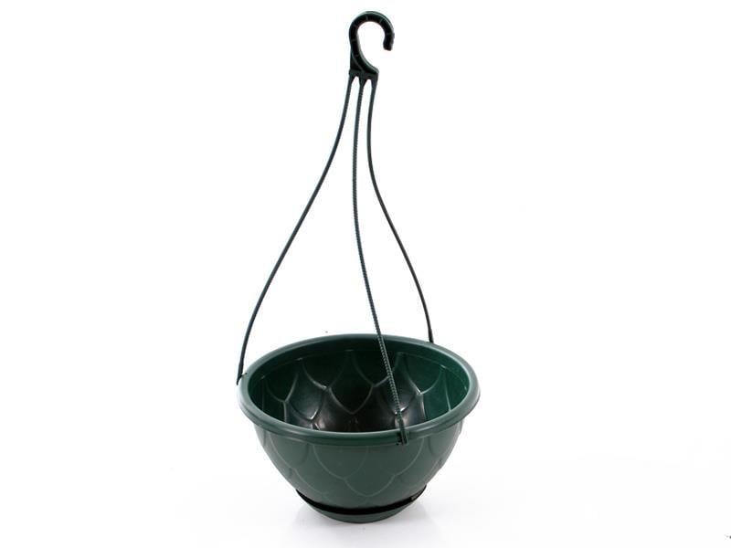 Serinova DM03 Askılı Damla Makrome Çiçek ve Bitki Saksısı 4,6 Litre Yeşil