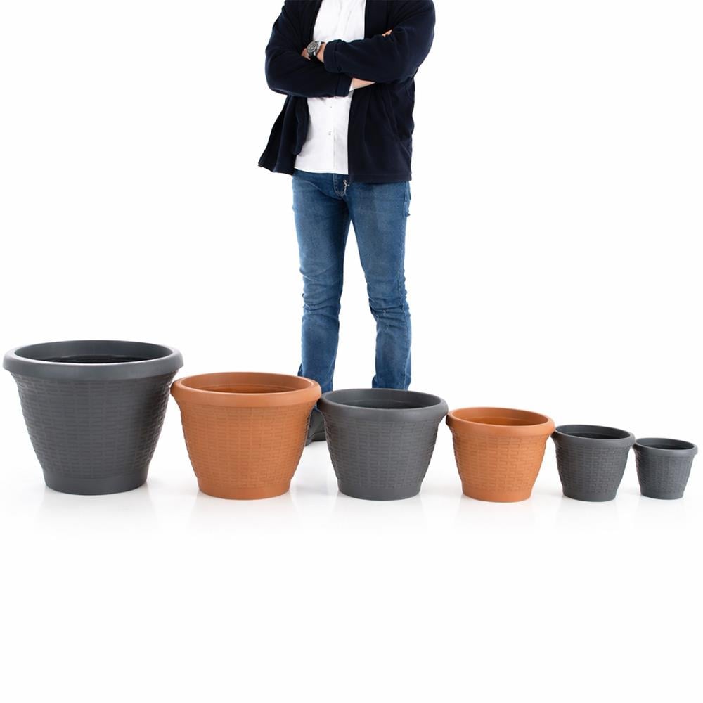 Serinova HS03 Hasır Saksı 10 Litre