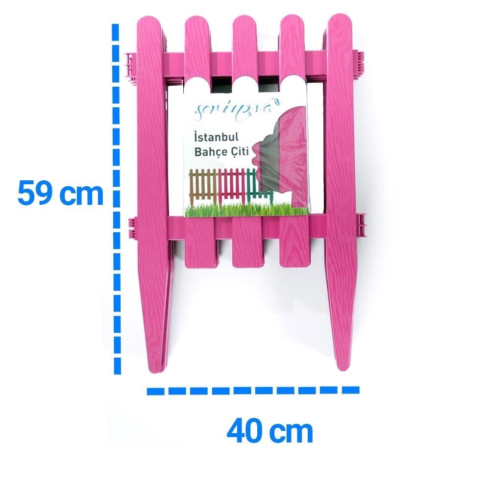 Serinova İBÇ2 İstanbul Bahçe Çiti 40 cm - (1.6 Metre) 4'lü Set