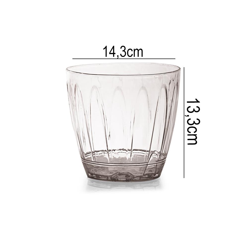 Serinova OR02 Şeffaf Orkide Kabı 1.5 Litre