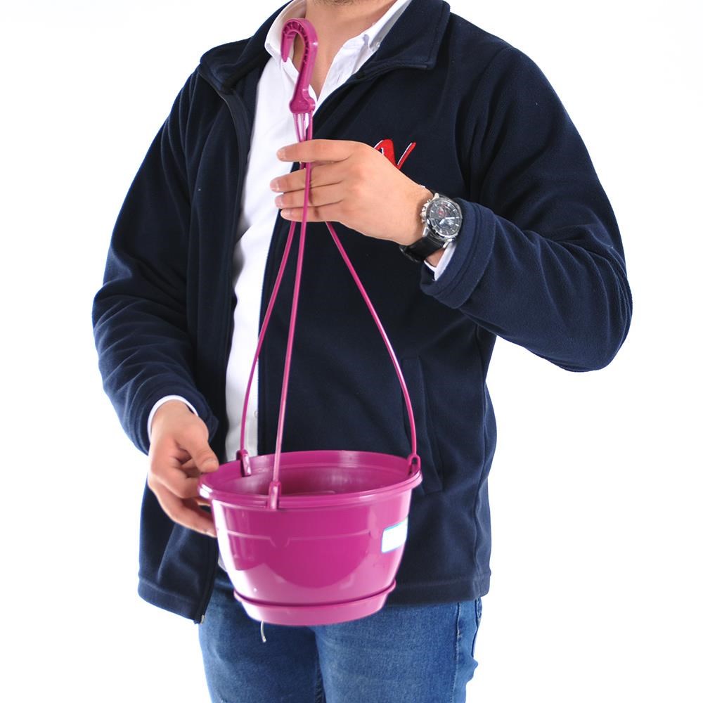 Serinova SM02 Askılı Safir Makrome Saksı 3.4 Litre