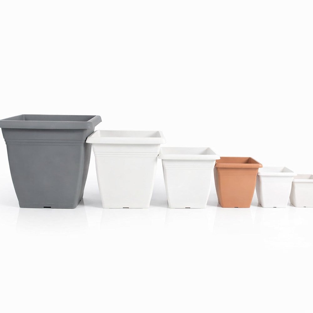 Serinova VK02 illa Kare Dış Mekan Saksı 9 Litre