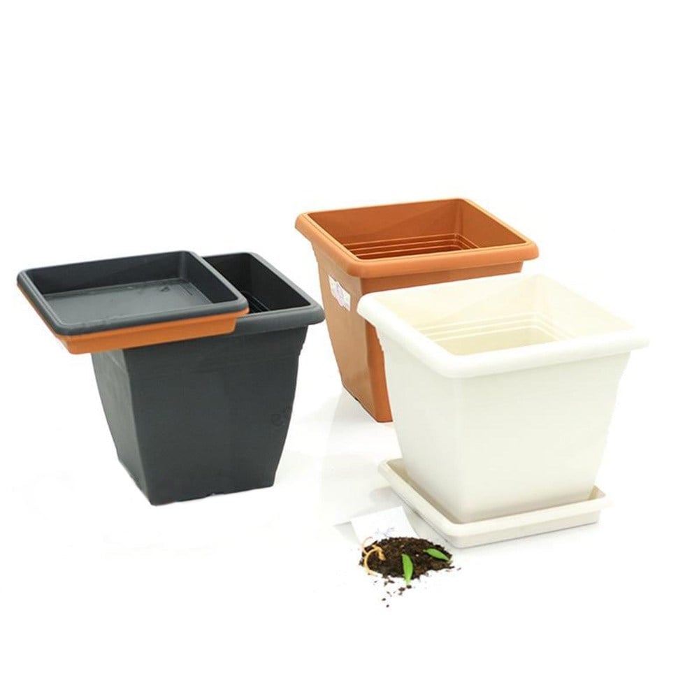 Serinova VK04 illa Kare Dış Mekan Saksı 32 Litre