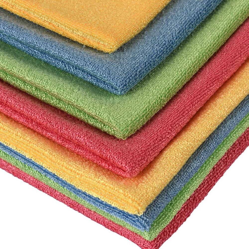 Spark M-3308 Mikrofiber Kadife Dokulu Genel Temizlik Bezi 40x40 cm