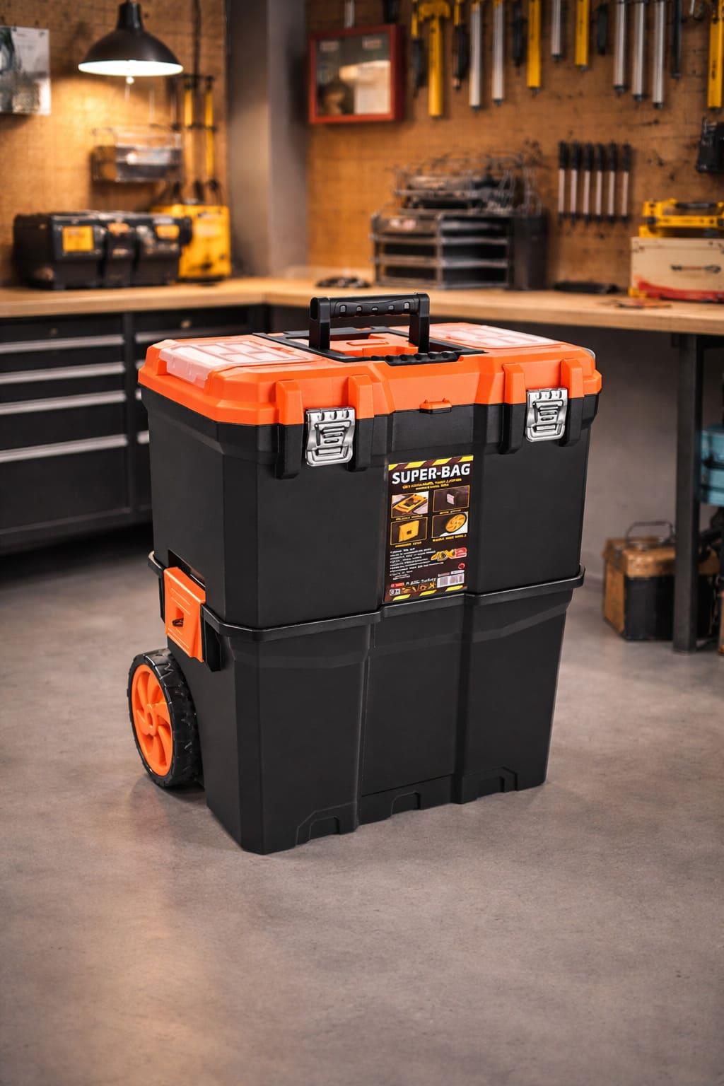 Super-Bag Çift Katlı Tekerlekli Takım Çantası ASR-5039