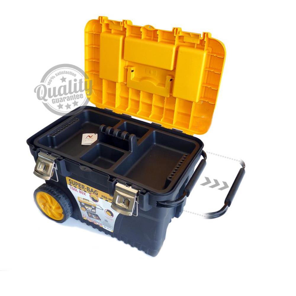 Super-Bag Metal Kilitli Tekerlekli Takım-Alet Çantası - ASR2010