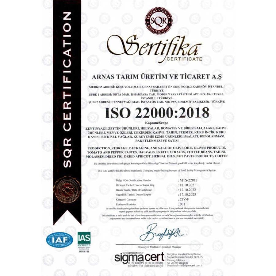 Bahar Natürel Sızma Zeytinyağı 1 L Cam Şişe - Soğuk Sıkım