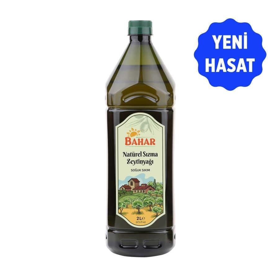 Bahar Natürel Sızma Zeytinyağı 2 L PET Şişe - Soğuk Sıkım 