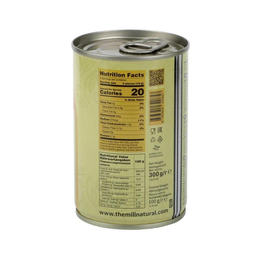 The Mill Biber Dolgulu Yeşil Zeytin  Teneke - 361-400 adet/kg