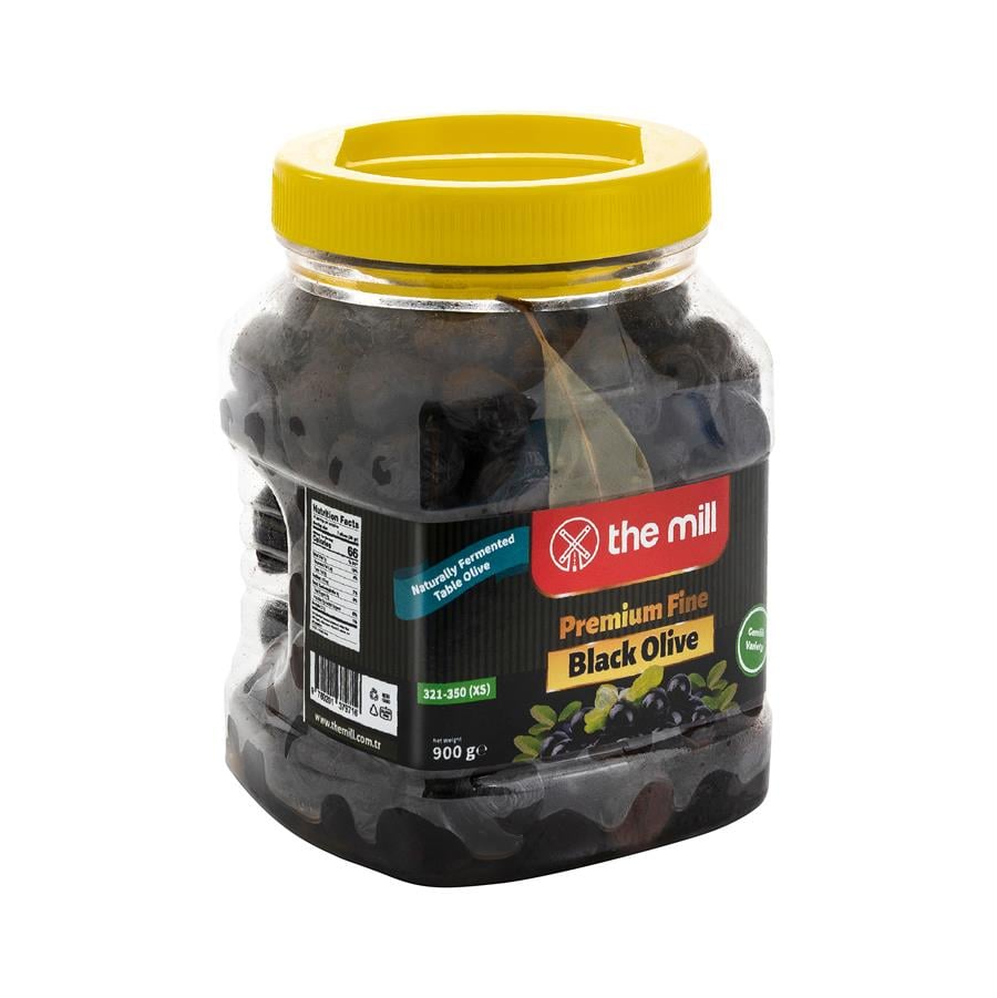The Mill Doğal Fermente Siyah Zeytin 900 g PET Kavanoz - XS