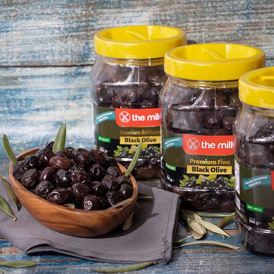 The Mill Doğal Fermente Siyah Zeytin 900 g PET Kavanoz - XS