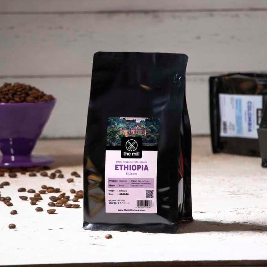 The Mill Ethiopia Sidamo Öğütülmüş Kahve 250 g - Ustalıkla Öğütülmüş Kahve Çekirdekleri