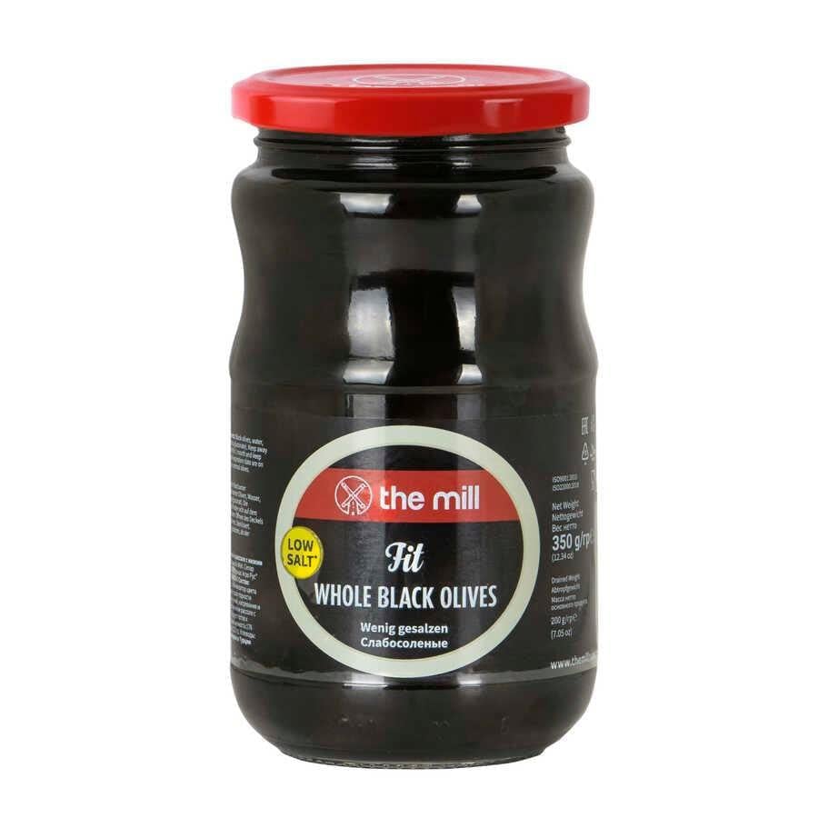 The Mill Fit Siyah Zeytin 350 gr Cam Kavanoz 