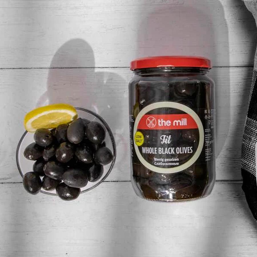 The Mill Fit Siyah Zeytin 700 gr Cam Kavanoz