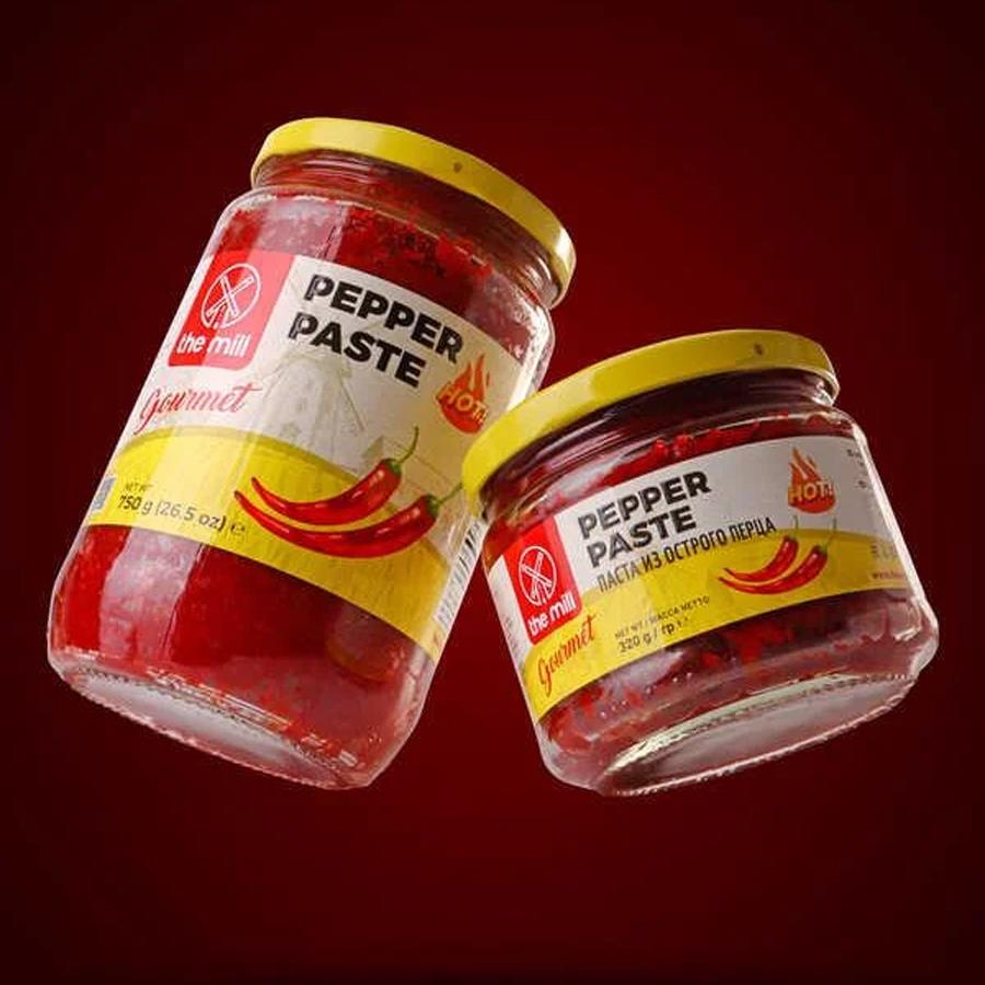 The Mill Gurme Acı Biber Salçası 750 gr Cam Kavanoz 