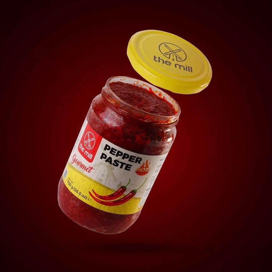 The Mill Gurme Acı Biber Salçası 750 gr Cam Kavanoz 