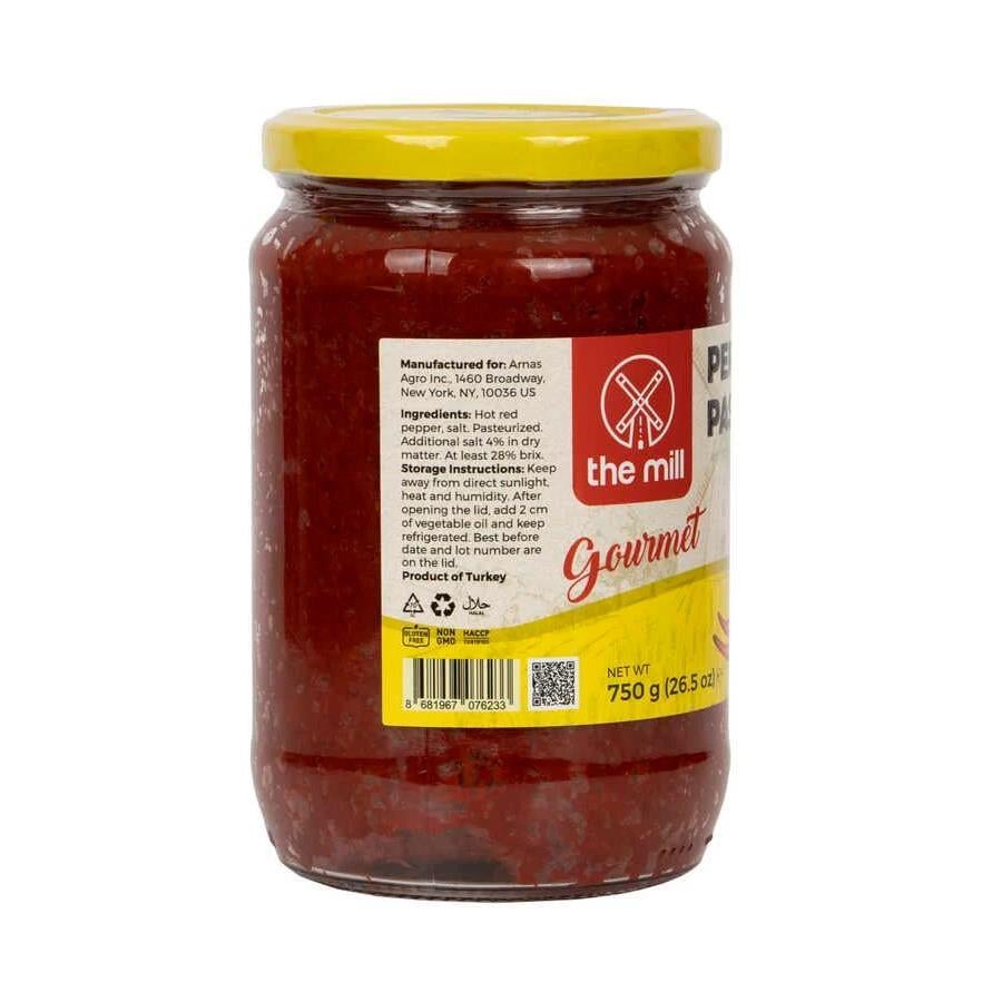 The Mill Gurme Acı Biber Salçası 750 gr Cam Kavanoz 