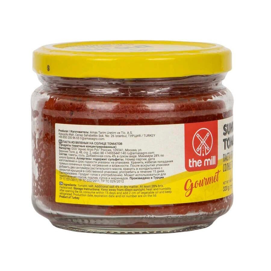 The Mill Gurme Güneşte Kurutulmuş Domates Salçası 320 gr Cam Kavanoz 