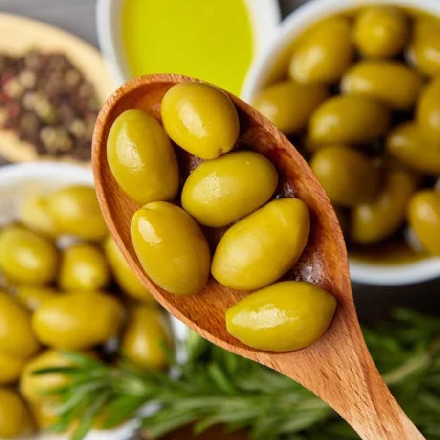The Mill Kokteyl Yeşil Zeytin 350 gr Cam Kavanoz 