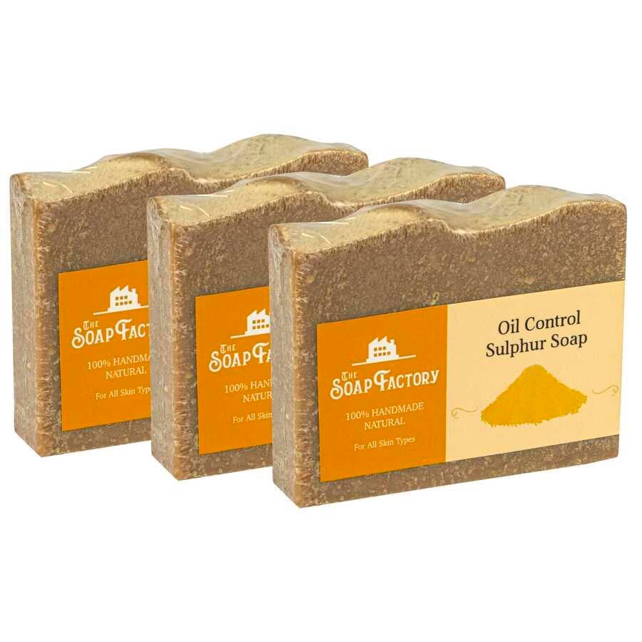 The Soap Factory Artizan Seri Kükürt Sabunu 110 g x 3 Adet (Toplam 330 g)
