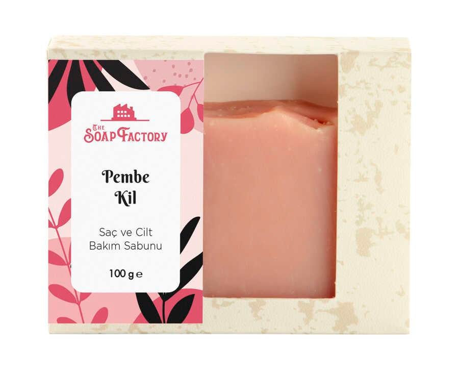 The Soap Factory Artizan Seri Pembe Kil Sabunu 100 g x 3 Adet