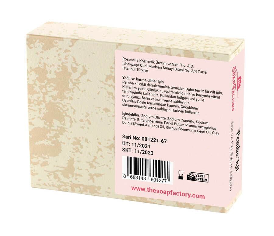 The Soap Factory Artizan Seri Pembe Kil Sabunu 100 g x 3 Adet