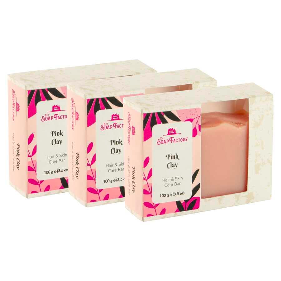 The Soap Factory Artizan Seri Pembe Kil Sabunu 100 g x 3 Adet