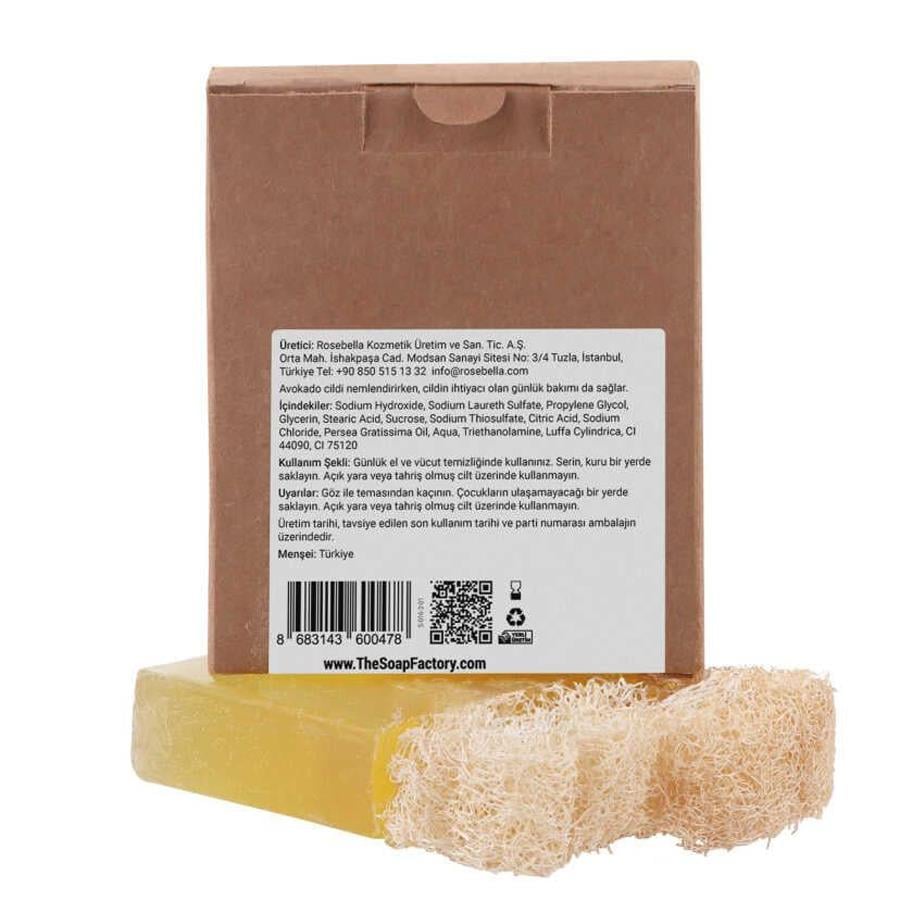The Soap Factory Doğal Kabak Lifi Avokado Sabunu 120 g 