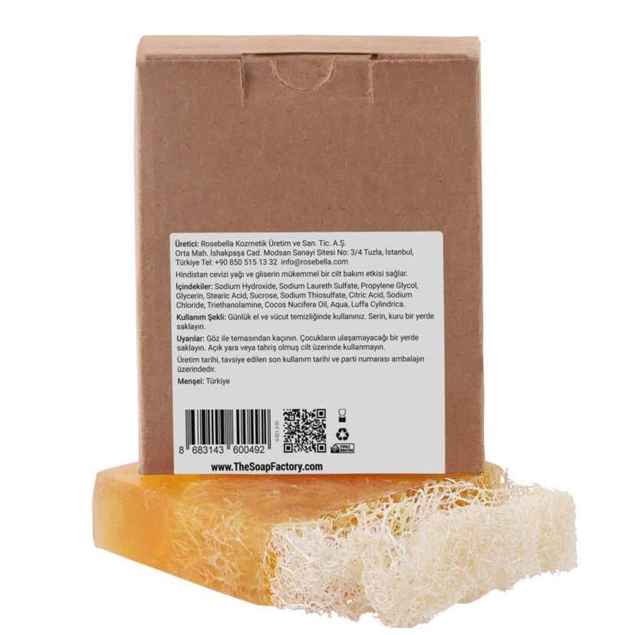 The Soap Factory Doğal Kabak Lifi Hindistan Cevizi Sabunu 120 g 