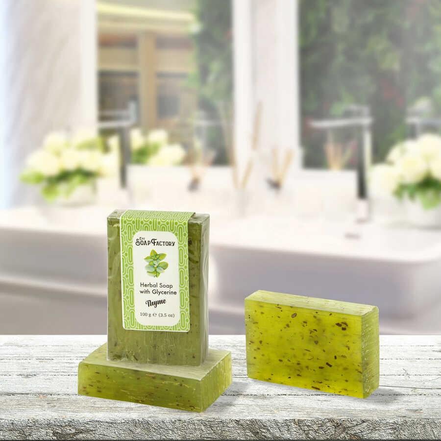The Soap Factory Gliserinli Kekik Sabunu 100 g x 3 Adet (Toplam 300 g) 