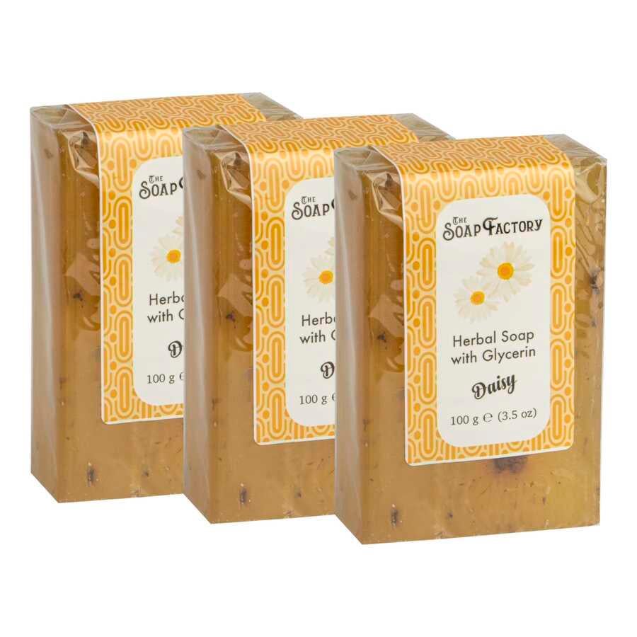 The Soap Factory Gliserinli Papatya Sabunu 100 g x 3 Adet (Toplam 300 g)