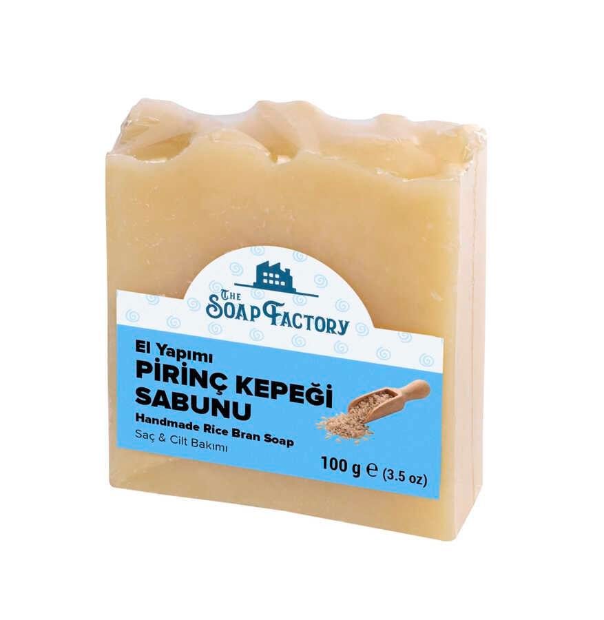 The Soap Factory İpek Seri El Yapımı Pirinç Kepeği Sabunu 100 g  x 3 Adet (Toplam 300 g) 