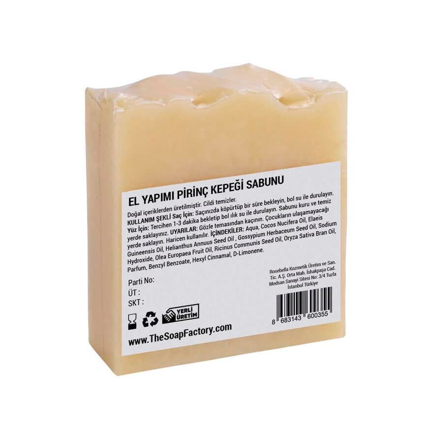 The Soap Factory İpek Seri El Yapımı Pirinç Kepeği Sabunu 100 g  x 3 Adet (Toplam 300 g) 