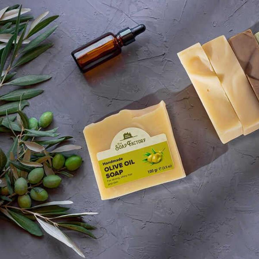 The Soap Factory İpek Seri El Yapımı Zeytinyağı Sabunu 100 g 