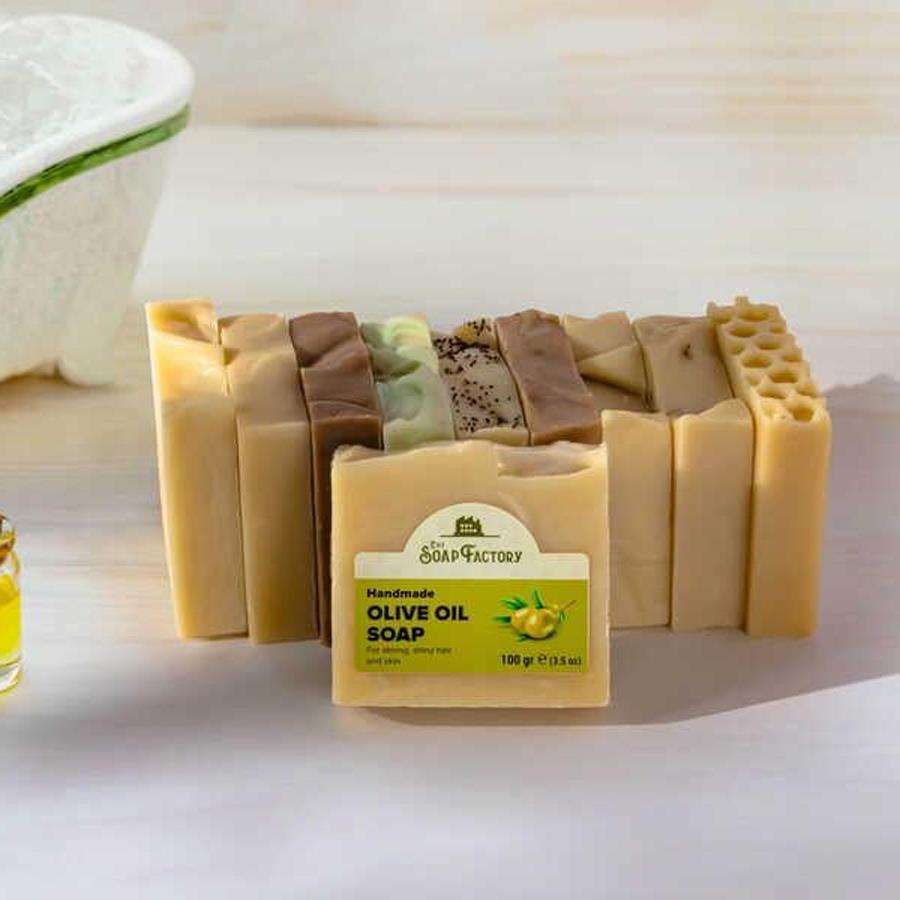 The Soap Factory İpek Seri El Yapımı Zeytinyağı Sabunu 100 g 
