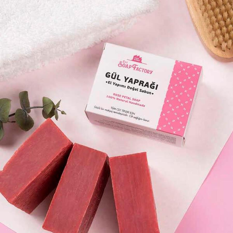 The Soap Factory Klasik Seri El Yapımı Gül Yaprağı Sabunu 110 g 