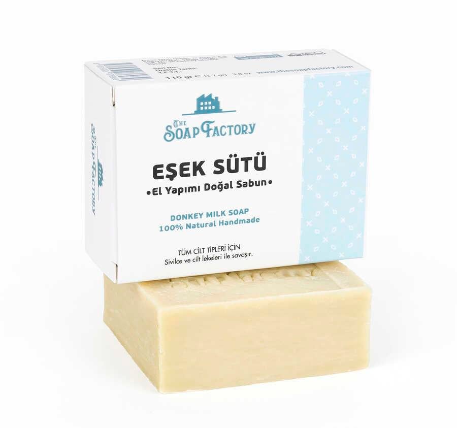 The Soap Factory Klasik Seri El Yapımı Eşek Sütü Sabunu 110 g x 3 Adet (Toplam 330 g) 