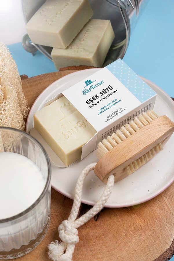 The Soap Factory Klasik Seri El Yapımı Eşek Sütü Sabunu 110 g x 3 Adet (Toplam 330 g) 