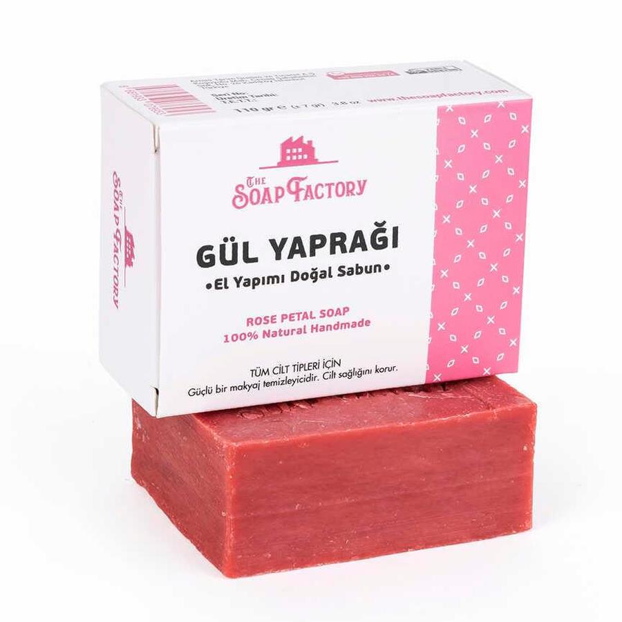 The Soap Factory Klasik Seri El Yapımı Gül Yaprağı Sabunu 110 g 