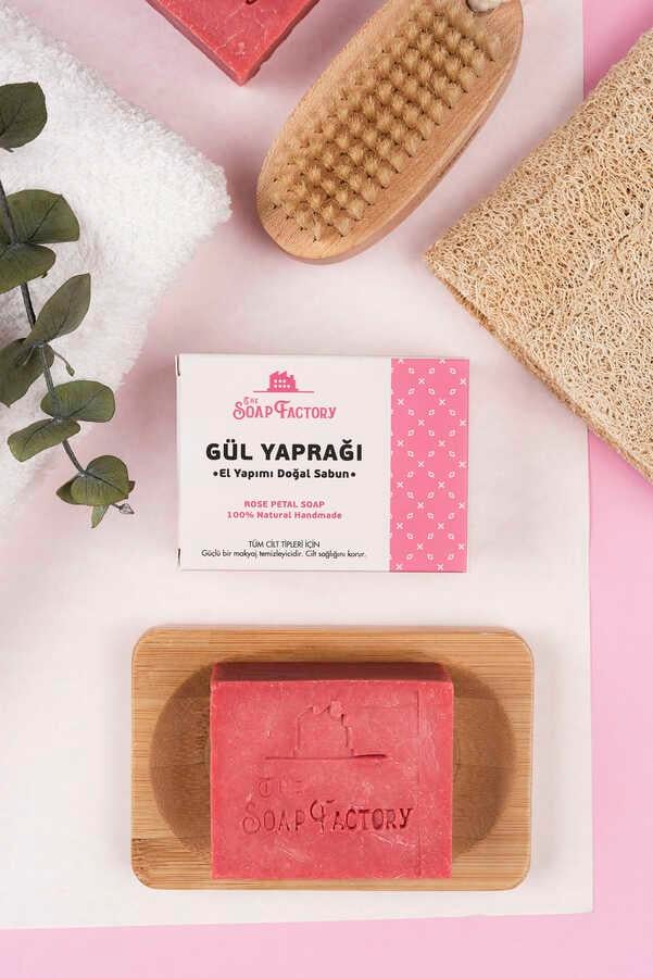 The Soap Factory Klasik Seri El Yapımı Gül Yaprağı Sabunu 110 g x 3 Adet (Toplam 330 g)