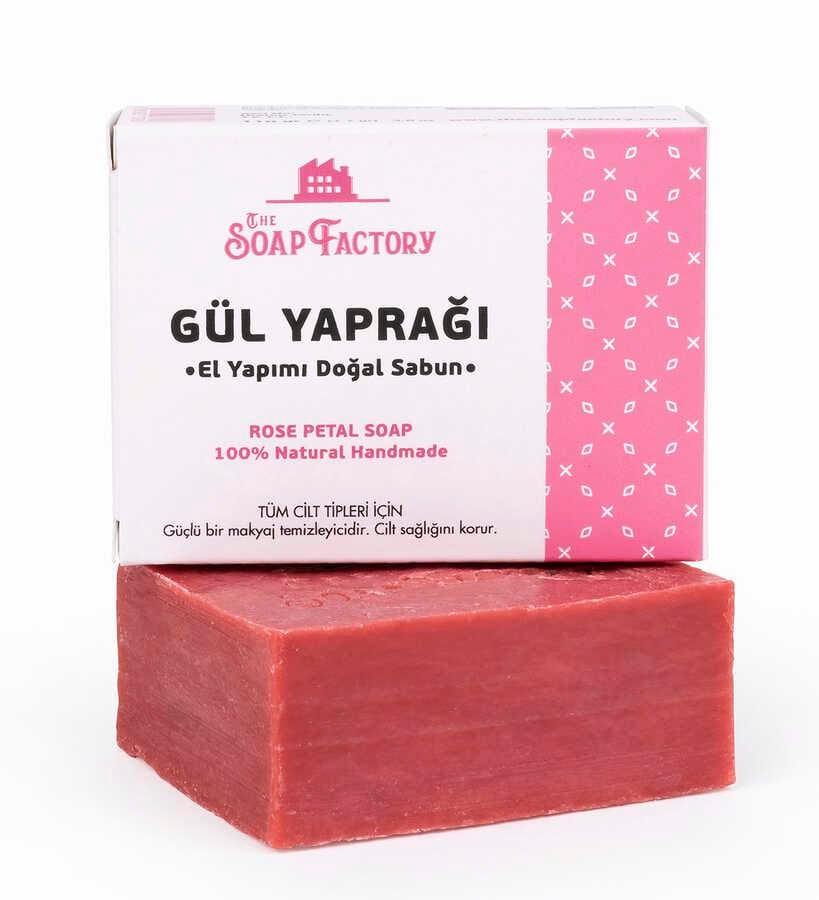 The Soap Factory Klasik Seri El Yapımı Gül Yaprağı Sabunu 110 g x 3 Adet (Toplam 330 g)