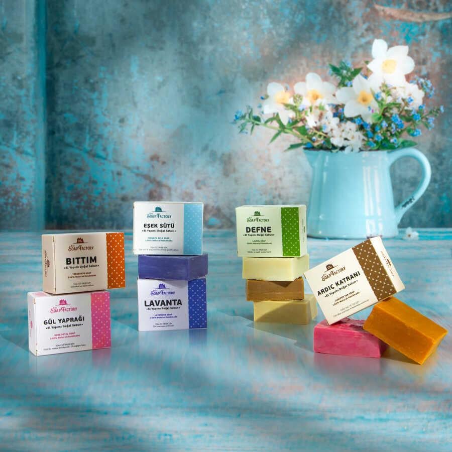 The Soap Factory Klasik Seri El Yapımı Gül Yaprağı Sabunu 110 g x 3 Adet (Toplam 330 g)