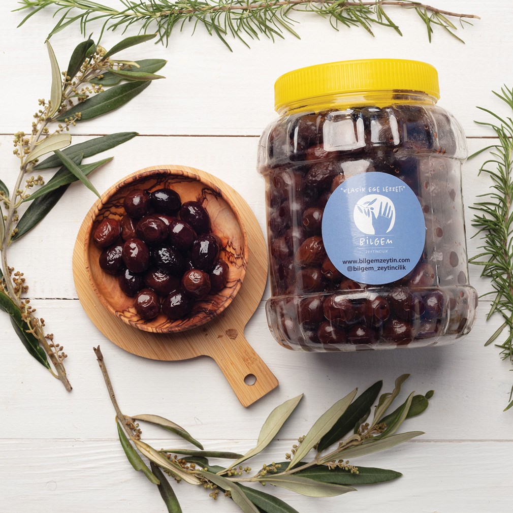 Ayvalık Siyah Çevirme/Yuvarlama Zeytin 1 kg